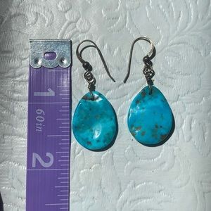 Turquoise bead earrings